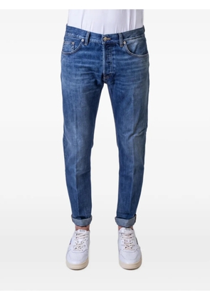 DONDUP faded-effect turn-up jeans - Blue