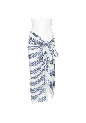 The Frankie Shop Thira striped skirt - White