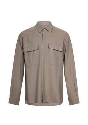 Rick Owens flap-pocket shirt - Neutrals