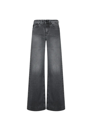 LOIS JEANS faded wide-leg jeans - Grey