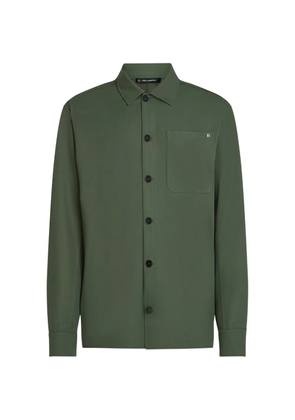 Karl Lagerfeld buttoned overshirt - Green