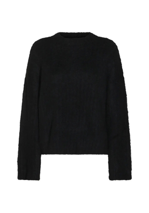 Uma Wang brushed crew-neck sweater - Black