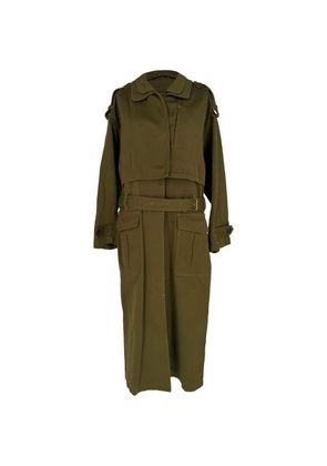Isabel Marant Vintage Tadao belted trench coat - Green