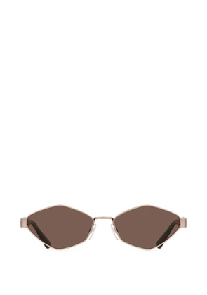 Love Moschino geometric-frame tortoiseshell-effect sunglasses - Gold