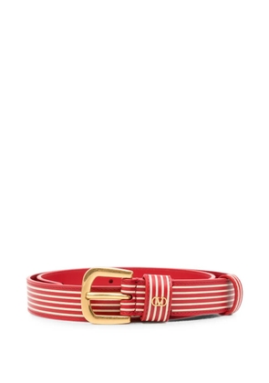 Valentino Garavani striped belt - Red