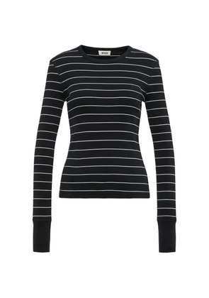 Drykorn Nurit long-sleeve top - Black