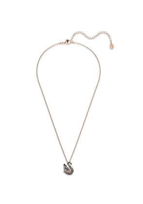 Swarovski Swan crystal-embellished necklace - Pink