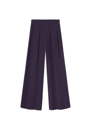 MOMONÌ Aspen pleat-detail trousers - Purple