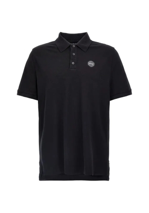 Canada Goose logo-patch polo shirt - Black