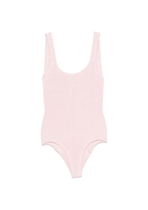 Hunza G square-neck swimsuit - Pink