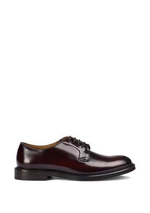 Doucal's leather Derby shoes - Brown