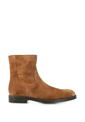Tod's suede side-zip ankle boots - Brown