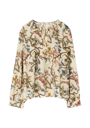 Rodebjer Baily floral-print blouse - Neutrals