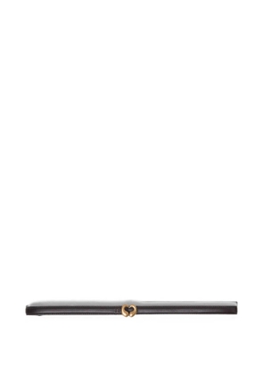 Maje slim leather belt - Brown