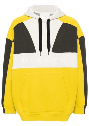 MARANT Wasil colour-block hoodie - Yellow