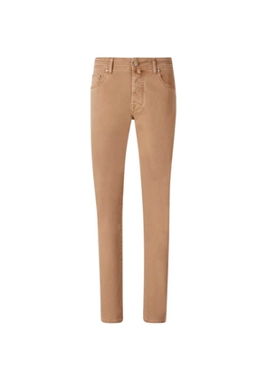 Jacob Cohën Bard logo-patch slim-fit jeans - Brown