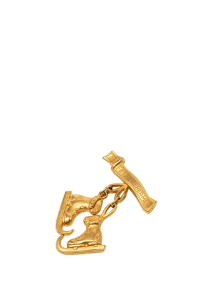 Hermès Pre-Owned 1980 Gold Plated Les Fetes en Hermes Pin Brooch costume brooch
