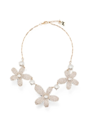 Rosantica crystal-embellished necklace - Gold