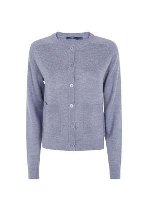 Seventy button-up patch-pocket cardigan - Grey