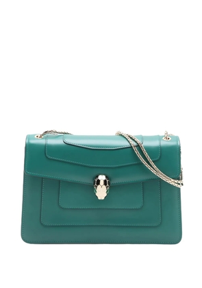Bvlgari Pre-Owned 2010-2026 Medium Calfskin Serpenti Forever shoulder bag - Green