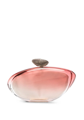 Benedetta Bruzziches crystal-embellished ombré clutch bag - Pink