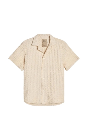 OAS Company Cuba waffle-knit shirt - Neutrals