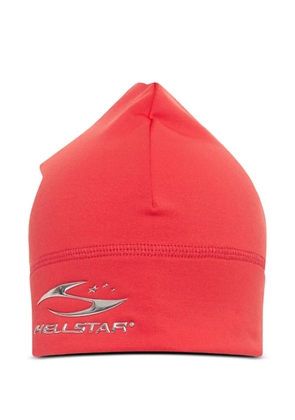 HELLSTAR Skull beanie hat - Red