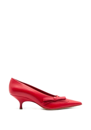 GIABORGHINI Oli bow-detail pumps - Red