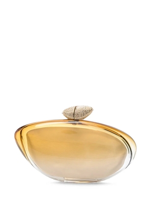Benedetta Bruzziches Armonia crystal-embellished shoulder bag - Gold