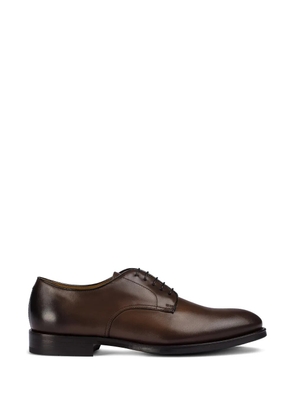 Doucal's leather Derby shoes - Brown