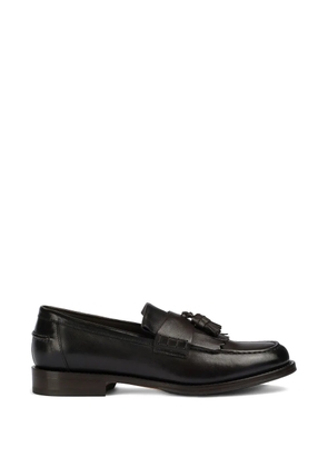 Doucal's tassel fringe loafers - Brown