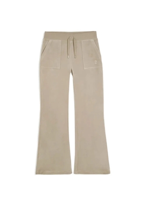 Juicy Couture velour flared track pants - Neutrals