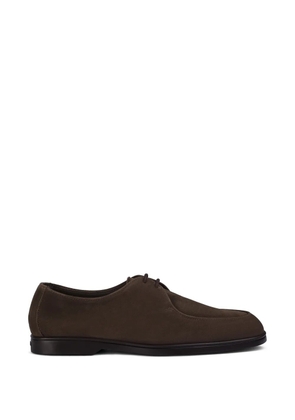 Doucal's suede lace-up shoes - Brown