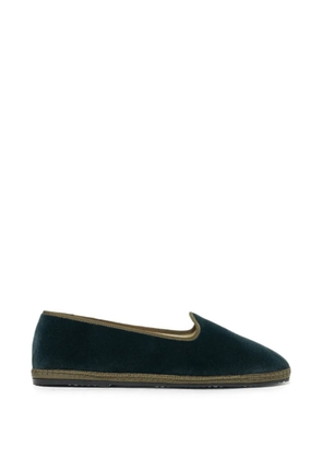 Scarosso William IV velvet slippers - Green