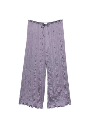 Posse Esme drawstring-waist trousers - Purple