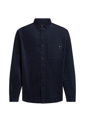 Karl Lagerfeld corduroy pocket shirt - Blue