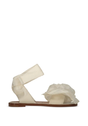 RED(V) bow-detail touch-strap sandals - Neutrals