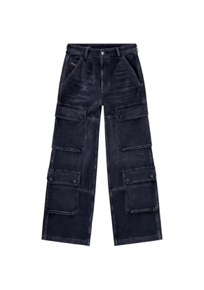 Diesel relaxed jeans regular waist D-Touch - Black