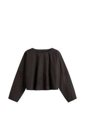 Soeur Hansel broderie-anglaise top - Grey