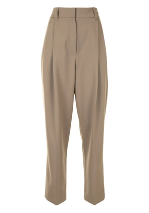 Brunello Cucinelli tailored wool trousers - Brown