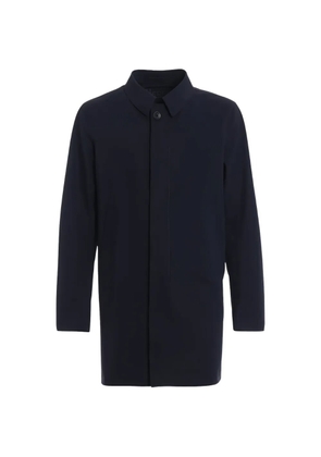 Herno concealed-fastening car coat - Blue
