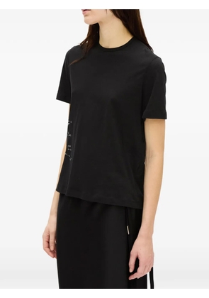 Ann Demeulemeester Fanie slogan-print cotton T-shirt - Black