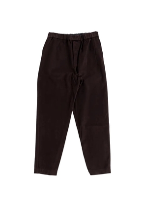 Casey Casey Jog AH elasticated-waist tapered trousers - Brown