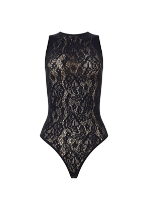 Wolford Infinite Rose net bodysuit - Blue