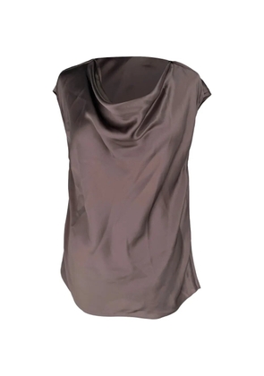 Lanvin Pre-Owned Cowl-neck blouse - Brown
