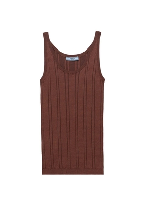 Prada cotton top - Brown
