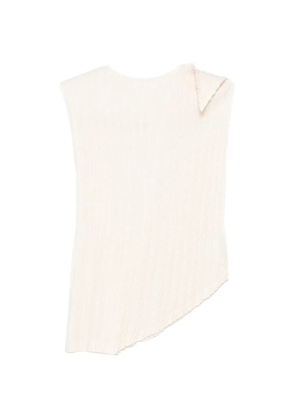 Issey Miyake Unfurling Pleats blouse - Neutrals