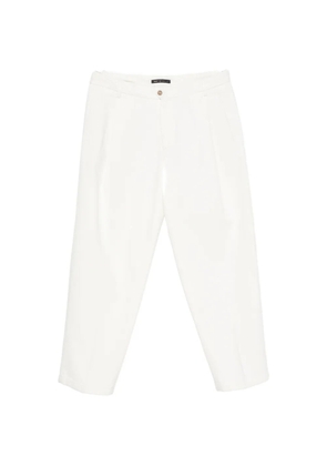 Briglia 1949 pleated straight-leg trousers - White