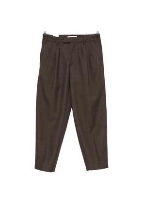 Briglia 1949 pleated straight-leg trousers - Brown