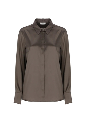 Peserico long-sleeve shirt - Brown